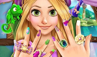 rapunzel jogo manicure